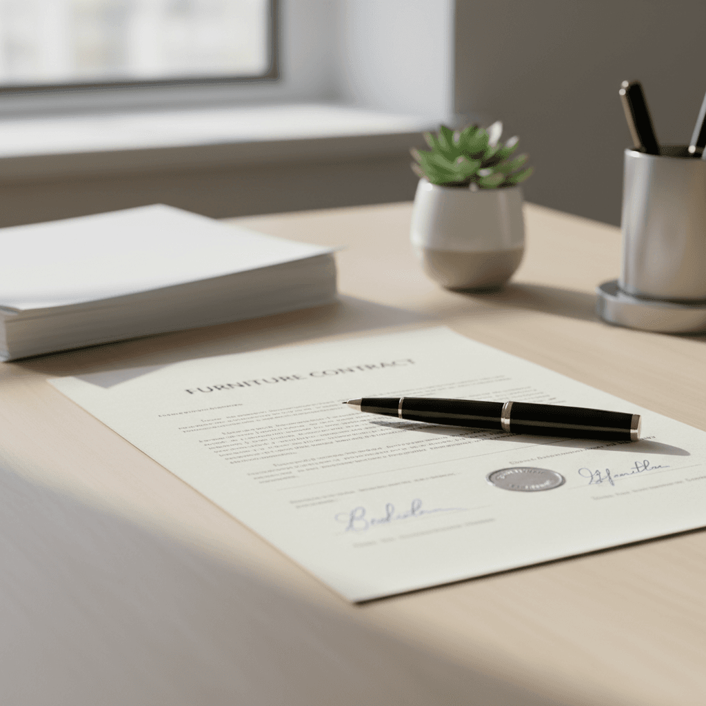 Contrato com marcenaria: cláusulas obrigatórias que ninguém coloca.