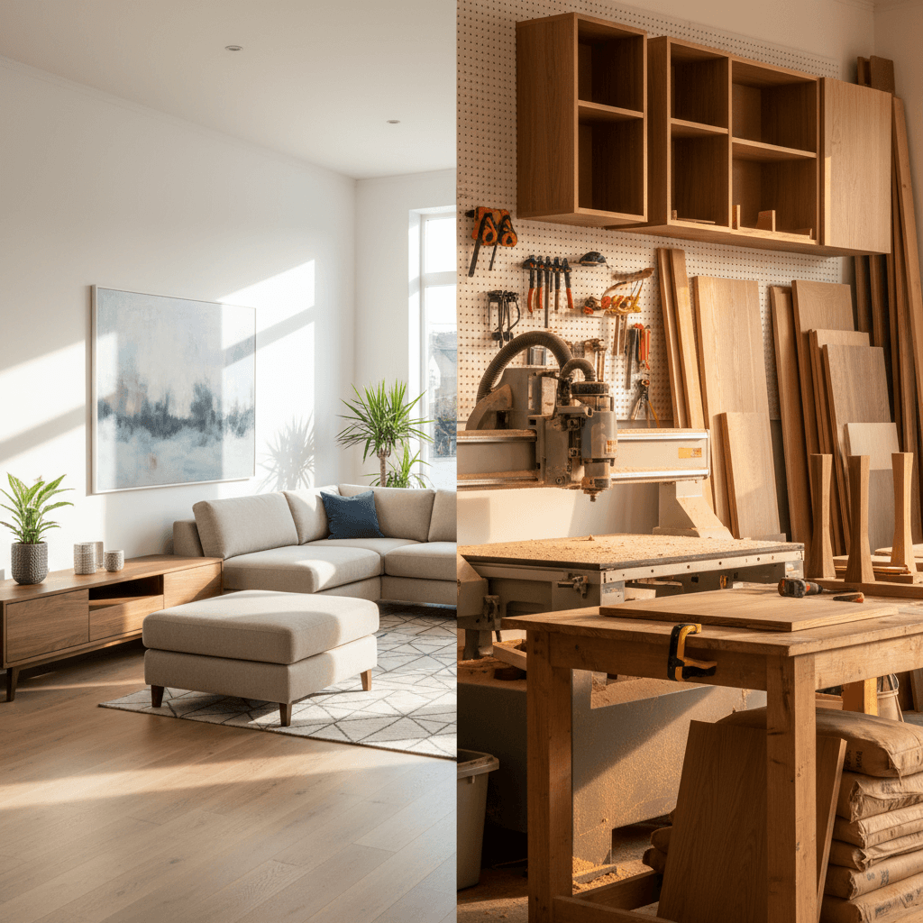 Móvel planejado ou de loja: quando cada opção faz sentido.